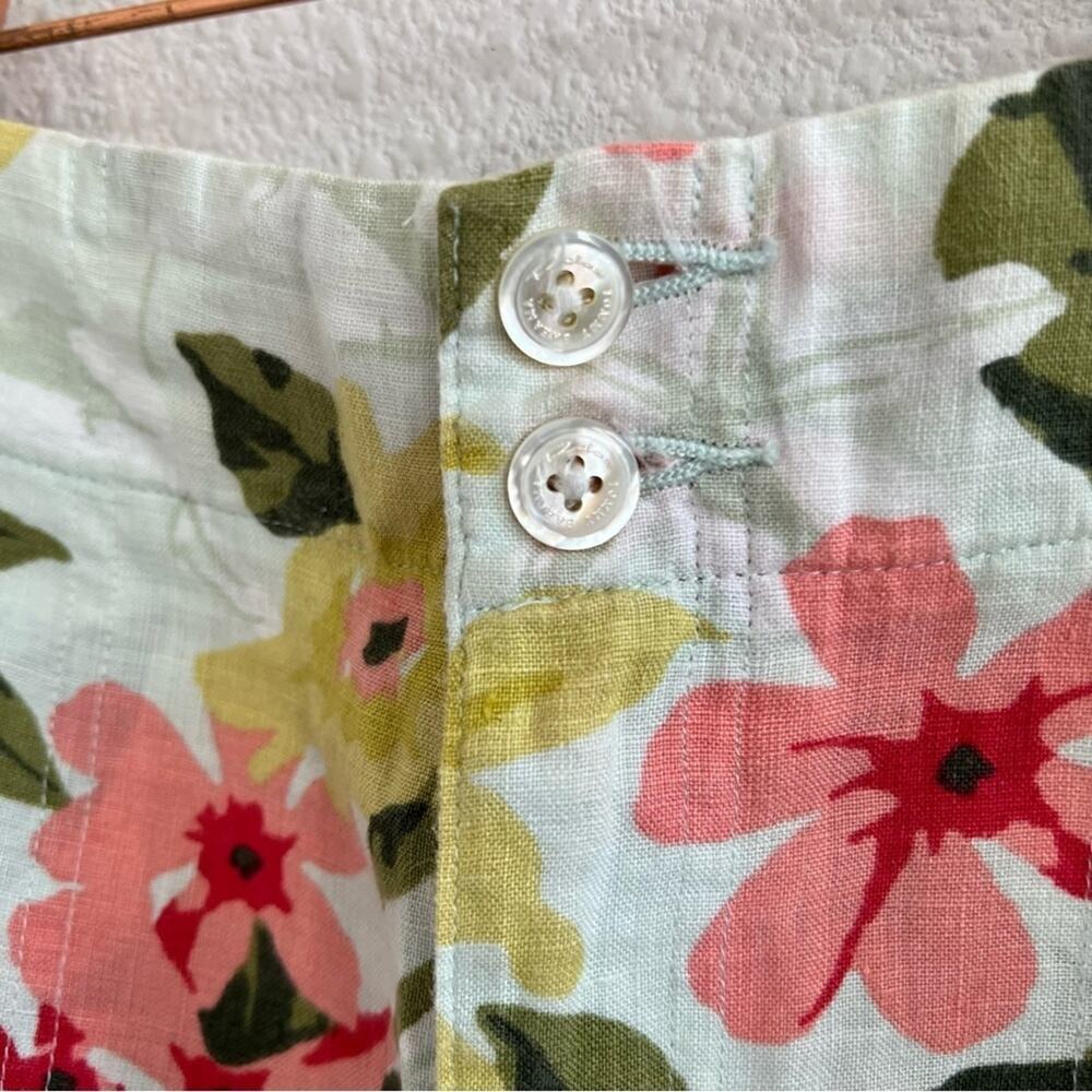 Tommy Bahama Relax 100% Linen Floral Skirt 6 - Picture 3 of 7